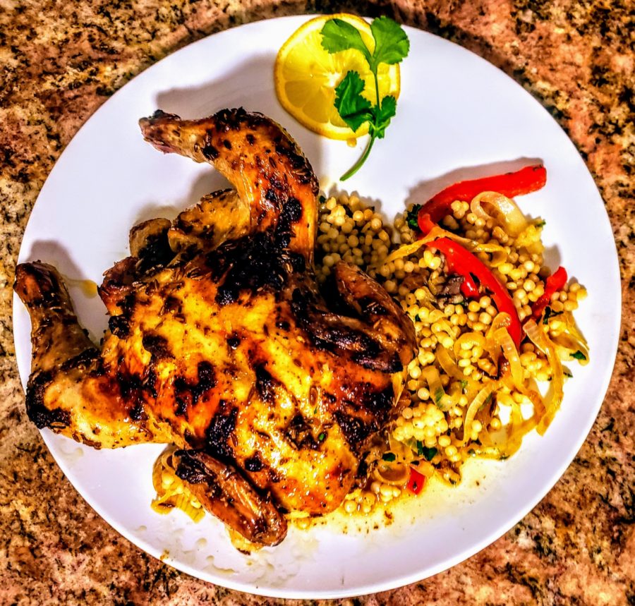 Cornish Hen with a Moroccan Twist