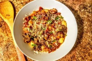 Short Rib Ragu Plated