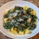 Scallops Florentine Over Pappardelle