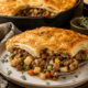 Easy Ground Beef Pot Pie with Puff Pastry