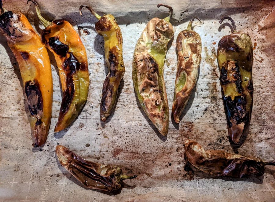 Oven Roasted Hatch Chiles