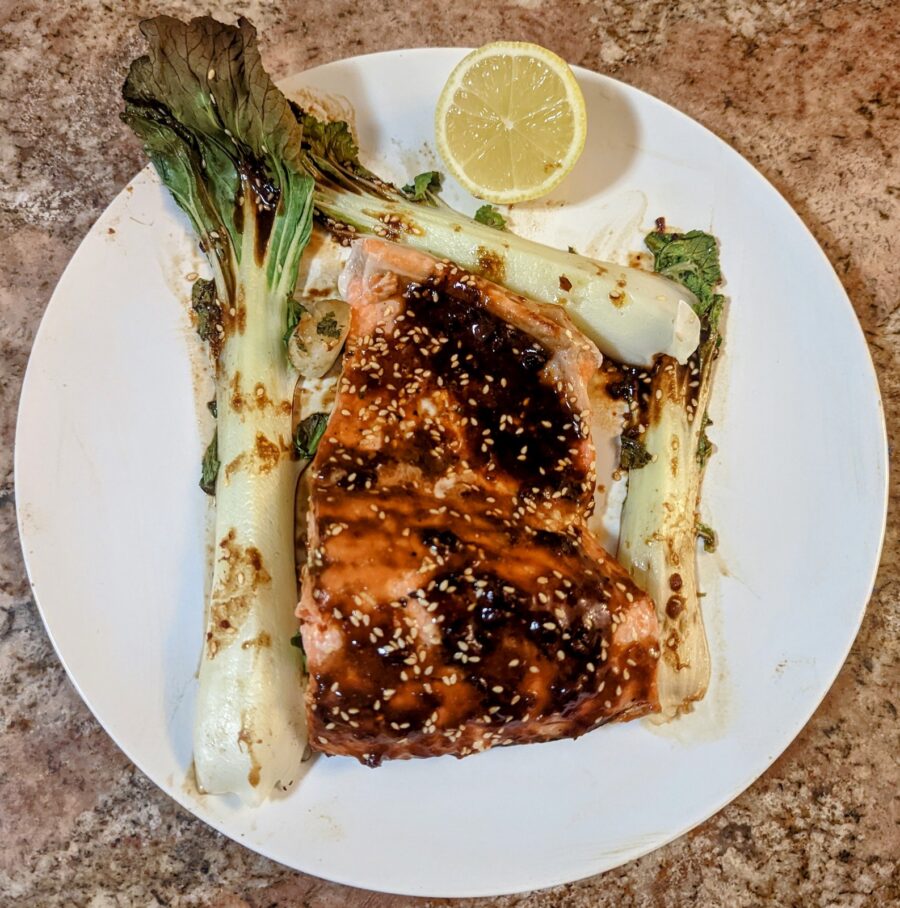 Miso Glazed Salmon With Bok Choy - Flavor Bible