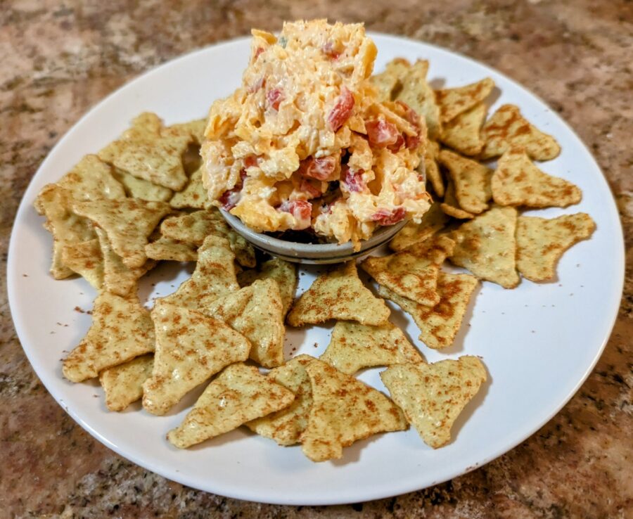 Homemade Pimiento Cheese Plated