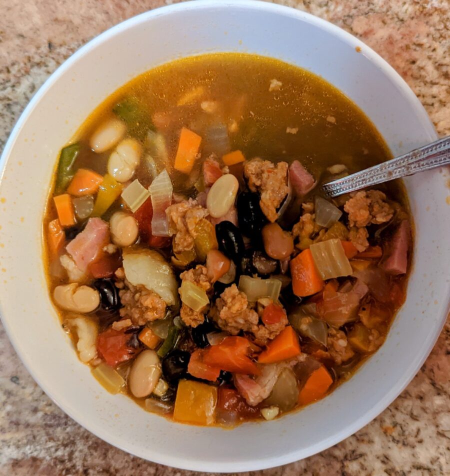 Supreme Pizza Chili Plated