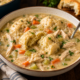 Shortcut Chicken and Dumplings with Rotisserie Chicken
